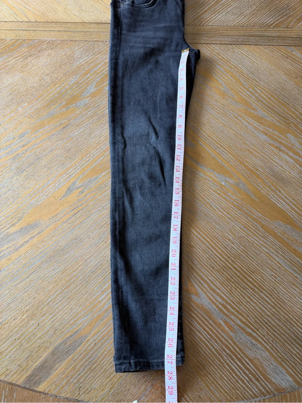 AGOLDE Sophie High Rise Skinny Jeans Size 25 Washed Black Stretch